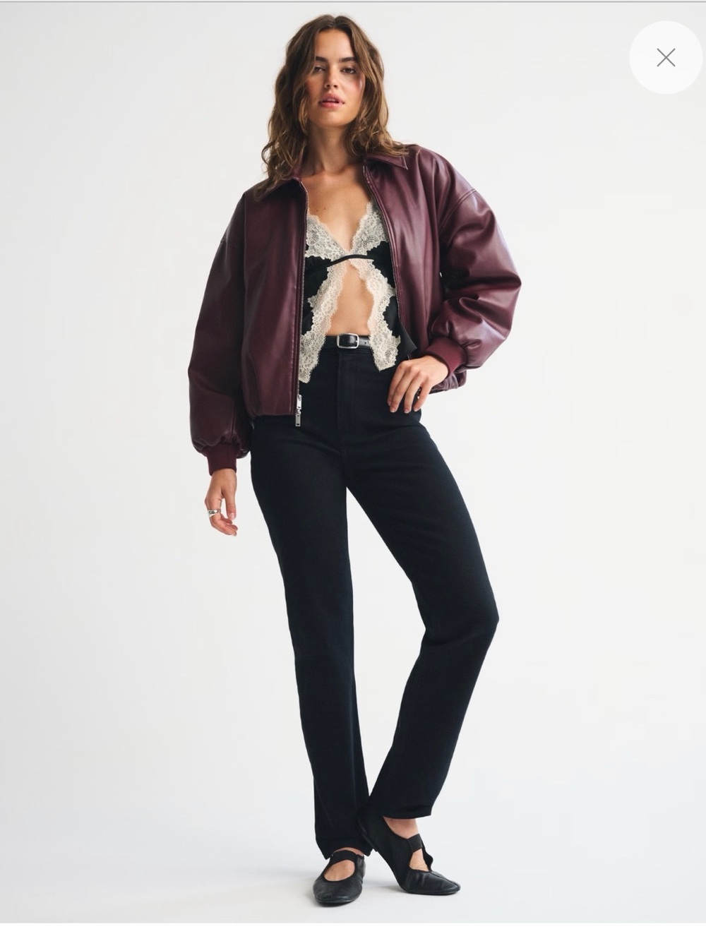 Abercrombie & Fitch Ultra High-Rise Straight Jeans - Black